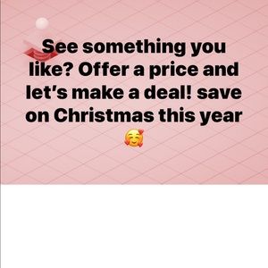 Accepting offers on all items! 💕